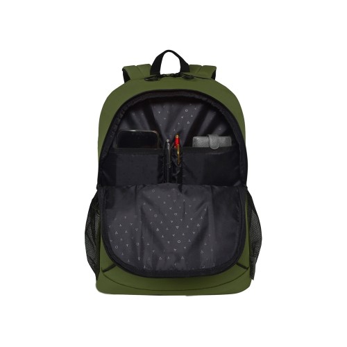 Рюкзак TORBER РАКЕТА с отделением для ноутбука 15,6", зеленый, полиэстер 600D, 46 х 30 x 13 см