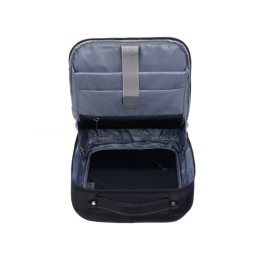 Рюкзак TORBER ВОЯЖ с отделением для ноутбука 15,6'', черный, нейлон/микрофибра, 30x12x42 см, 14л