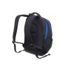 Рюкзак TORBER КЛАСС, черный с синей вставкой, полиэстер 900D, 45 x 32 x 16 см