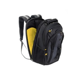 Рюкзак TORBER МЕГАПОЛИС с отделением для ноутбука 15.6", чёрный/серый, полиэстер, 37 х 17 х 45 см