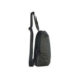 Рюкзак с одним плечевым ремнем BUGATTI БЛАНК | BLANC, оливковый, тарпаулин/полиэстер, 18х9х30 см