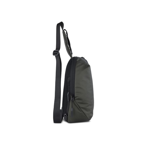 Рюкзак с одним плечевым ремнем BUGATTI БЛАНК | BLANC, оливковый, тарпаулин/полиэстер, 18х9х30 см