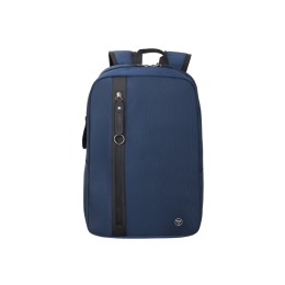Рюкзак для ноутбука TORBER ВЕКТОР 15,6'', синий, нейлон/полиэстер, 28 x 9 x 44 см, 11л
