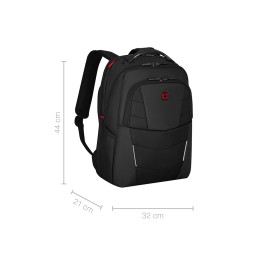 Рюкзак WENGER ALTAIR 15.6", черный, переработанный ПЭТ/Полиэстер, 32х21х44 см, 22 л.