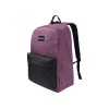 Рюкзак TORBER ГРАФФИТИ, фиолетовый с карманом черного цвета, полиэстер меланж, 42 х 29 x 19 см