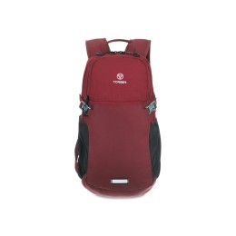 Туристический рюкзак TORBER КЕМПИНГ, бордовый, полиэстер, 26 х 48 х 12 см