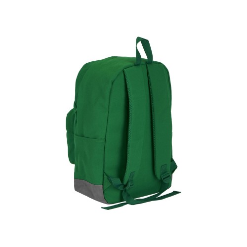 Рюкзак Shammy с эко-замшей для ноутбука 15", зеленый