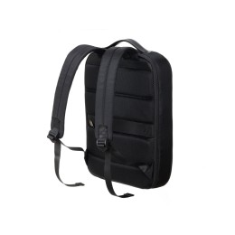 Рюкзак TORBER ВОЯЖ с отделением для ноутбука 15,6'', черный, нейлон/микрофибра, 30x12x42 см, 14л