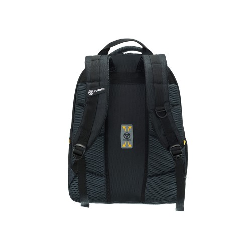 Рюкзак TORBER МЕГАПОЛИС с отделением для ноутбука 15.6", чёрный/серый, полиэстер, 35,5 х 23 х 45 см