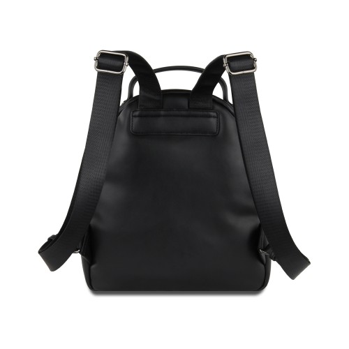 Рюкзак женский BUGATTI КАРА | CARA, чёрный, полиуретан, 25,5х11х27,5 см, 7 л