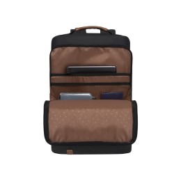 Рюкзак TORBER ВЕКТОР с отделением для ноутбука 15,6", черный, нейлон, 42 х 30 x 13 см