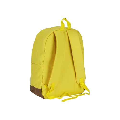 Рюкзак Shammy с эко-замшей для ноутбука 15", желтый