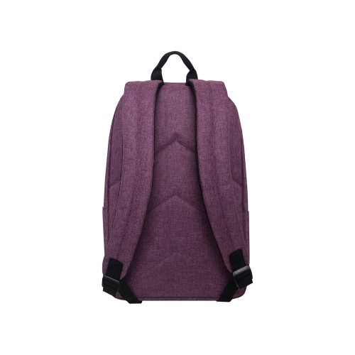 Рюкзак TORBER ГРАФФИТИ, фиолетовый с карманом черного цвета, полиэстер меланж, 42 х 29 x 19 см
