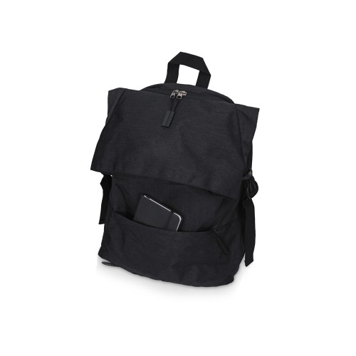 Рюкзак Shed водостойкий с двумя отделениями для ноутбука 15'', черный (P)