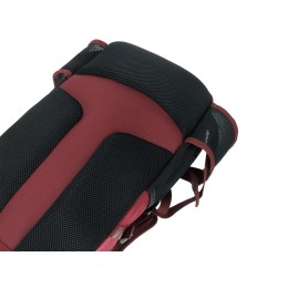 Туристический рюкзак TORBER КЕМПИНГ, бордовый, полиэстер, 26 х 48 х 12 см