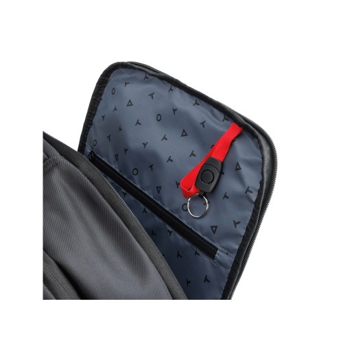 Рюкзак TORBER ВОЯЖ c отделением для ноутбука 17'', черный, полиэстер 900D, 31х17х44 см, 18 л