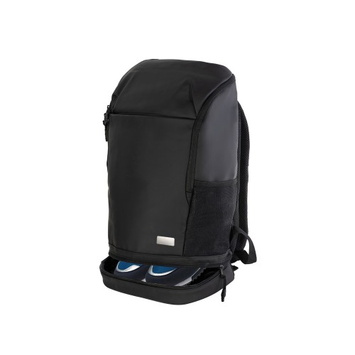 Рюкзак Gym с отделением для обуви, черный (с шильдом) (Р)