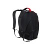 Рюкзак TORBER РАКЕТА с отделением для ноутбука 15.6", черный/красный, нейлон, 32 х 14 х 50 см, 22л
