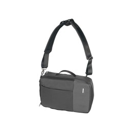 Рюкзак-трансформер «Duty» для ноутбука, темно-серый (с шильдом)