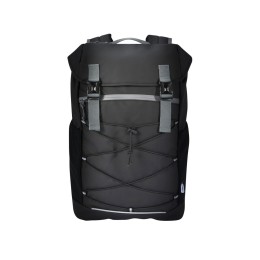 Водонепроницаемый рюкзак Aqua для ноутбука с диагональю экрана 15,6 дюйма, сплошной черный