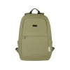 Рюкзак для ноутбука 15,6 дюймов с защитой от кражи Joey объемом 18 л из брезента, переработанного по стандарту GRS, оливковый