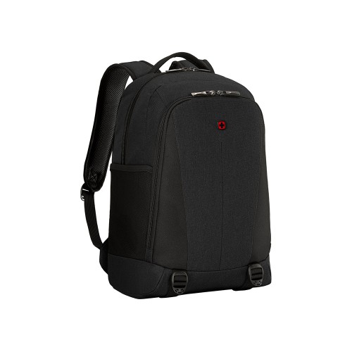 Рюкзак WENGER Oryson 16", чёрный, переработанный ПЭТ/Полиэстер, 32х45х19 см, 25 л.