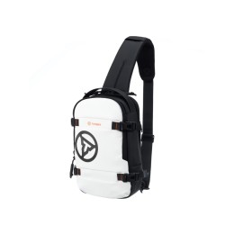 Рюкзак на одно плечо TORBER ЭКСТРИМ, белый/чёрный, 20 х 8 х 31 см, 5л