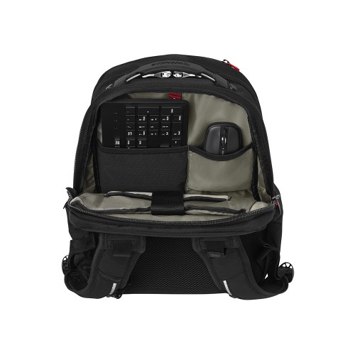 Рюкзак WENGER Cosmic 17", чёрный, переработанный ПЭТ/ПВХ/полиэстер, 34 x 23 x 49 см, 30 л