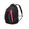 Рюкзак TORBER РАКЕТА с отделением для ноутбука 15", черный/красный, полиэстер, 33х19х45 см, 28 л