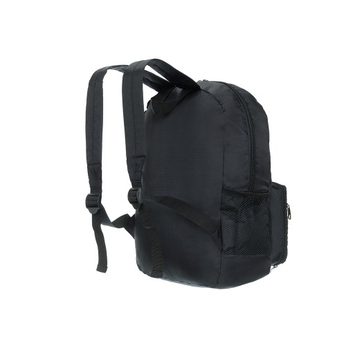 Рюкзак складной TORBER, черный, полиэстер, 49x33x12 см