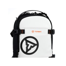 Рюкзак на одно плечо TORBER ЭКСТРИМ, белый/чёрный, 20 х 8 х 31 см, 5л