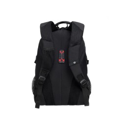 Рюкзак TORBER РАКЕТА, чёрный, полиэстер, 33х15х45 см, 22 л