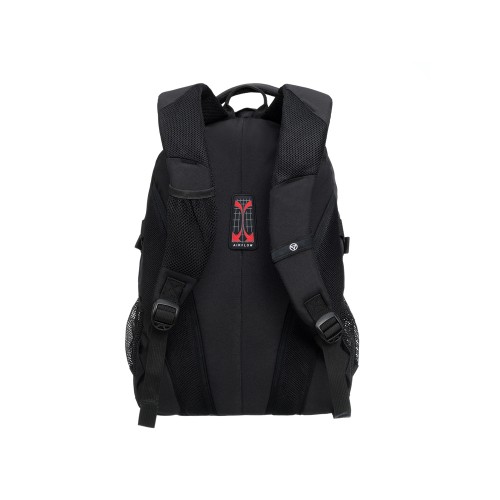 Рюкзак TORBER РАКЕТА, чёрный, полиэстер, 33х15х45 см, 22 л