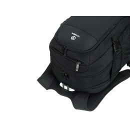 Рюкзак TORBER МЕГАПОЛИС с отделением для ноутбука 16", чёрный, полиэстер, 47 х 34 x 28 см