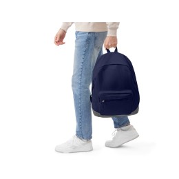 Рюкзак Shammy с эко-замшей для ноутбука 15", синий