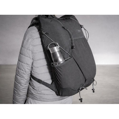 Легкий складывающийся рюкзак-мессенджер "Venturer Eco", черный