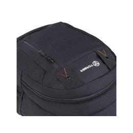 Рюкзак TORBER КЛАСС, черный, полиэстер 900D, 45 x 32 x 16 см