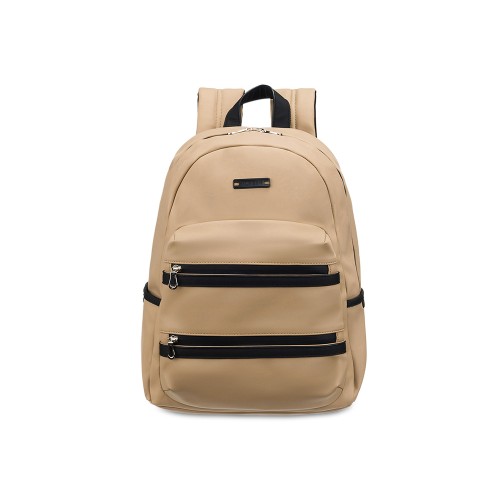 Рюкзак TORBER НОВА с отделением для ноутбука 14.1", бежевый, полиэстер, 31,5 х 12,5 х 39,5 см