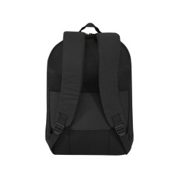 Рюкзак Luma для ноутбука с диагональю экрана 15 дюймов с защитой от кражи объемом 10 л из материала, переработанного по стандарту GRS - сплошной черный