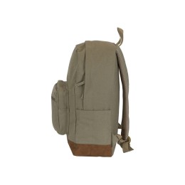 Рюкзак Shammy с эко-замшей для ноутбука 15", бежевый