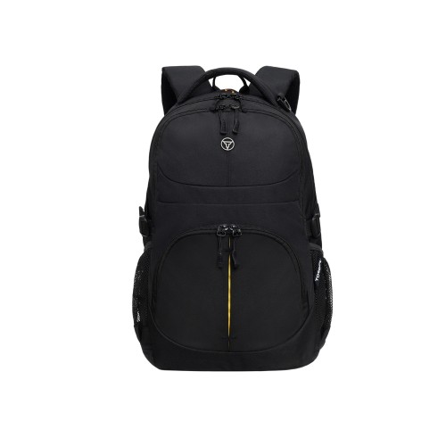 Рюкзак TORBER РАКЕТА, чёрный, полиэстер, 33х15х45 см, 22 л