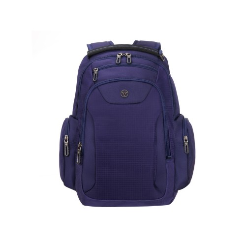 Рюкзак TORBER ПРОРЫВ с отделением для ноутбука 15.6", темно-синий, полиэстер, 44х30х15,5 см, 21 л