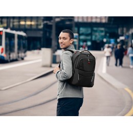 Рюкзак WENGER ALTAIR 15.6", черный, переработанный ПЭТ/Полиэстер, 32х21х44 см, 22 л.