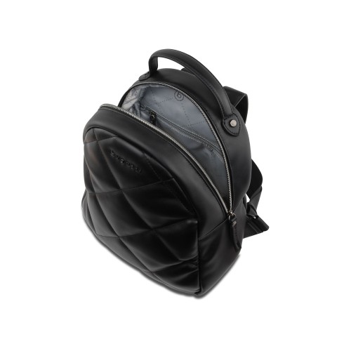 Рюкзак женский BUGATTI КАРА | CARA, чёрный, полиуретан, 25,5х11х27,5 см, 7 л