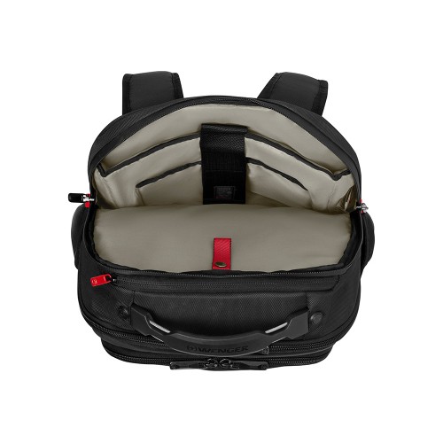 Рюкзак WENGER ALTAIR 15.6", черный, переработанный ПЭТ/Полиэстер, 32х21х44 см, 22 л.