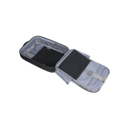 Рюкзак TORBER ВОЯЖ с отделением для ноутбука 15,6'', черный, нейлон/микрофибра, 30x12x42 см, 14л