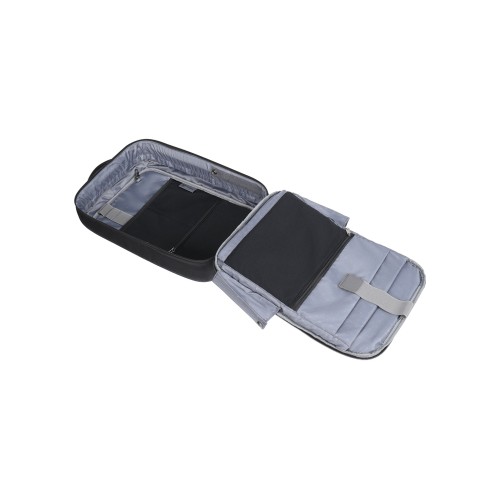 Рюкзак TORBER ВОЯЖ с отделением для ноутбука 15,6'', черный, нейлон/микрофибра, 30x12x42 см, 14л