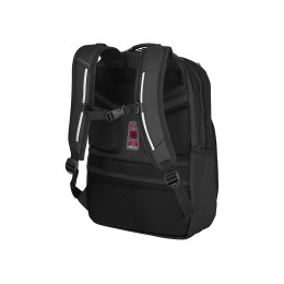 Рюкзак WENGER Cosmic 17", чёрный, переработанный ПЭТ/ПВХ/полиэстер, 34 x 23 x 49 см, 30 л