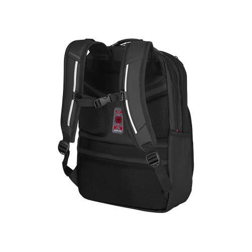 Рюкзак WENGER Cosmic 17", чёрный, переработанный ПЭТ/ПВХ/полиэстер, 34 x 23 x 49 см, 30 л