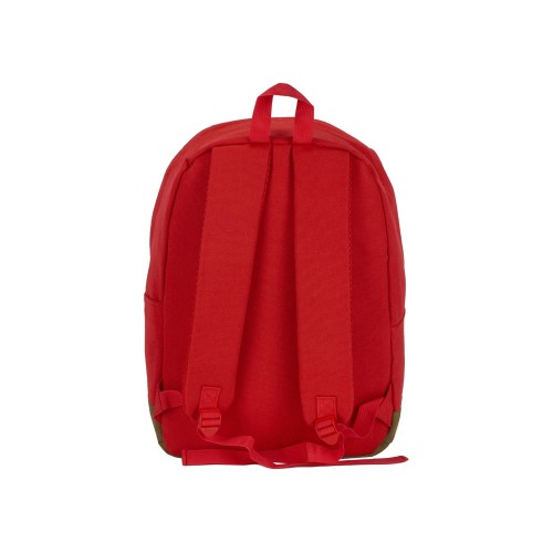 Рюкзак Shammy с эко-замшей для ноутбука 15", красный